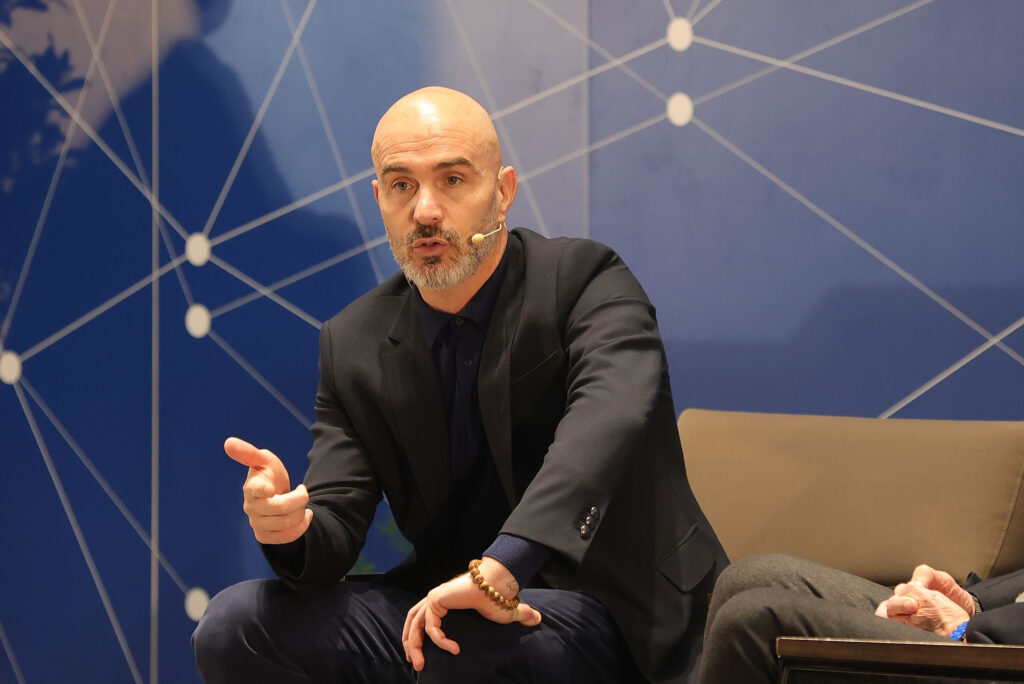 Enzo Maresca during the "Panchina d'oro" award at Centro Tecnico Federale di Coverciano on February 2, 2026 in Florence, Italy