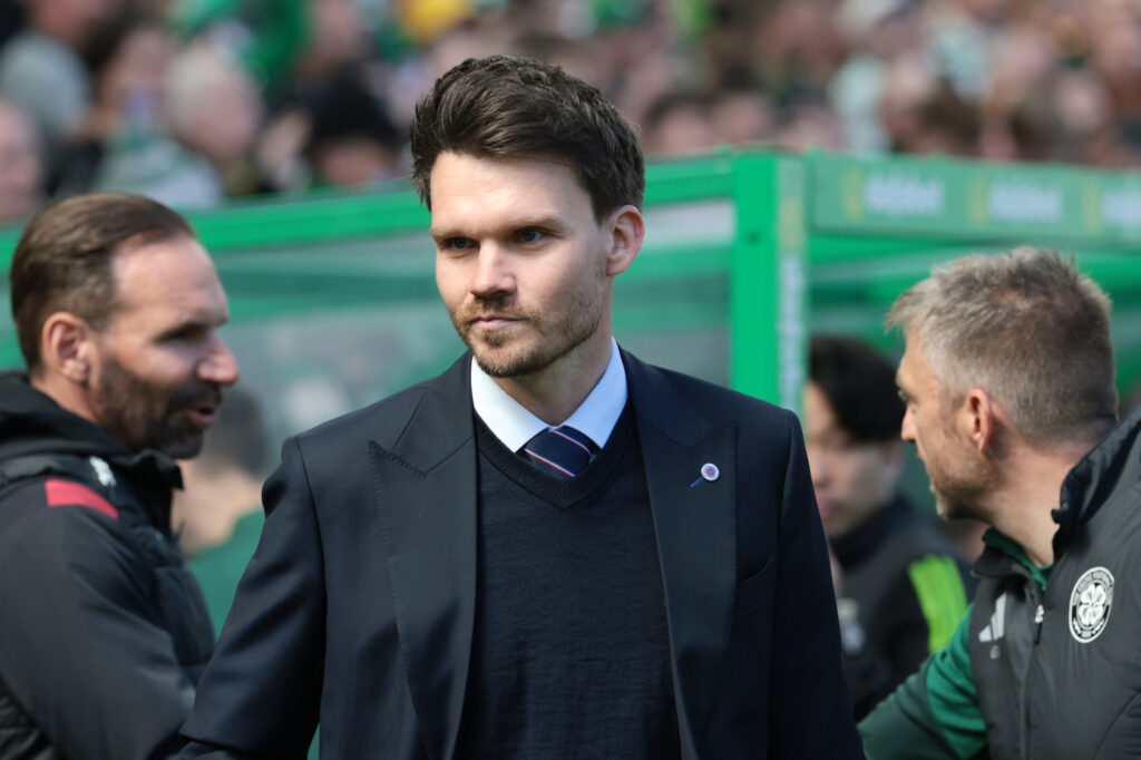 Rangers boss Danny Rohl ahead of his side's Premiership clash against Celtic at Parkhead.