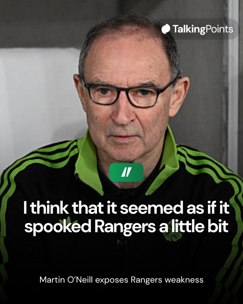 Celtic's Northern Ireland coach Martin O'Neill looks on prior to the start of the UEFA Europa League knockout round playoff second leg football match VfB Stuttgart v Celtic in Stuttgart, southern Germany, on February 26, 2026.