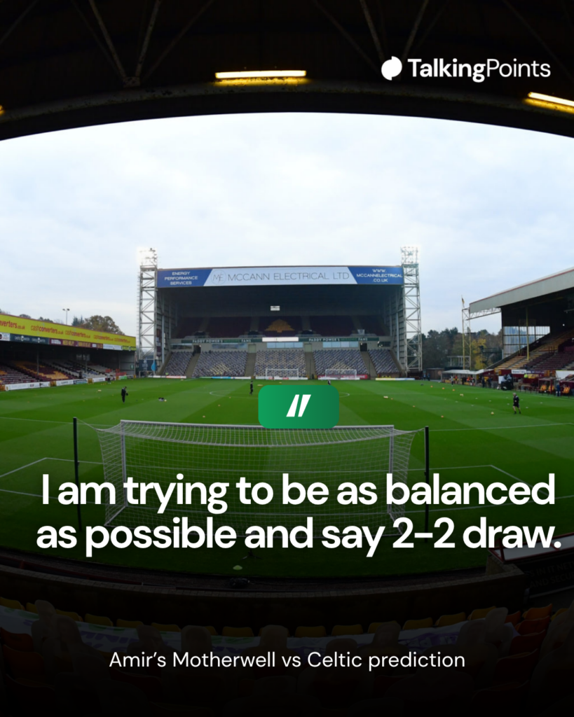 General view inside the stadium prior to the Ladbrokes Scottish Premiership match between Motherwell and Celtic at Fir Park.