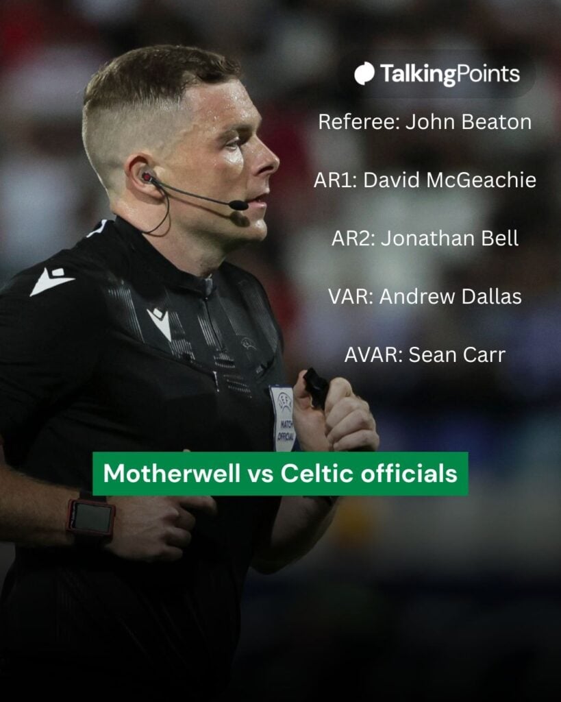 SFA referee John Beaton