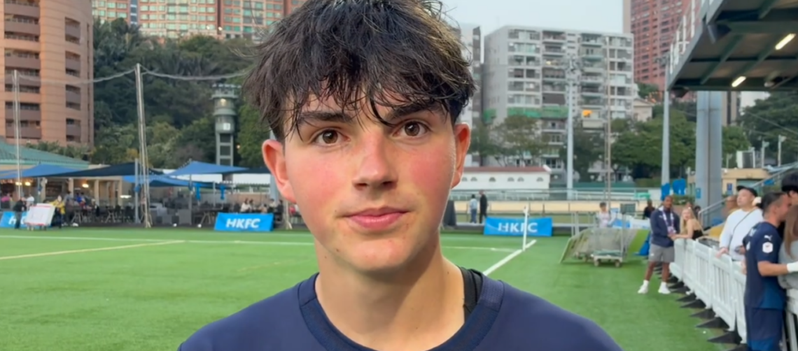 Hong Kong FC striker Cai McGunnigle.