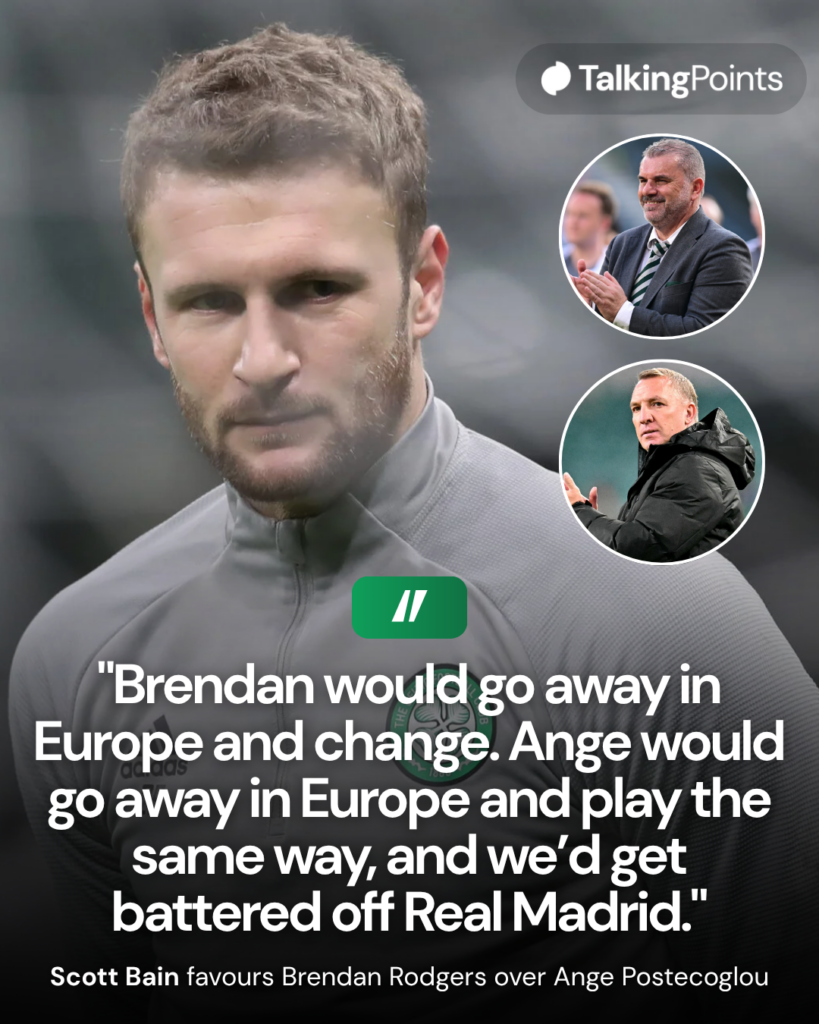 Bain Rodgers Postecoglou quote
