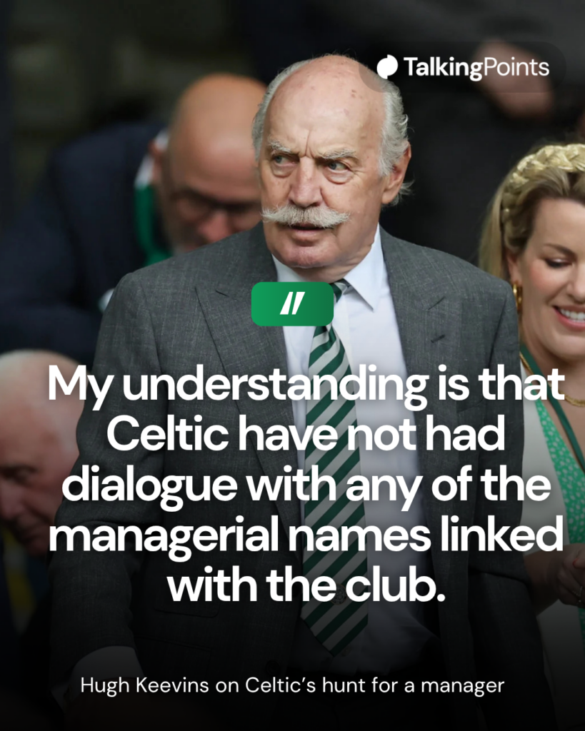 Dermot Desmond arrives at Celtic Park