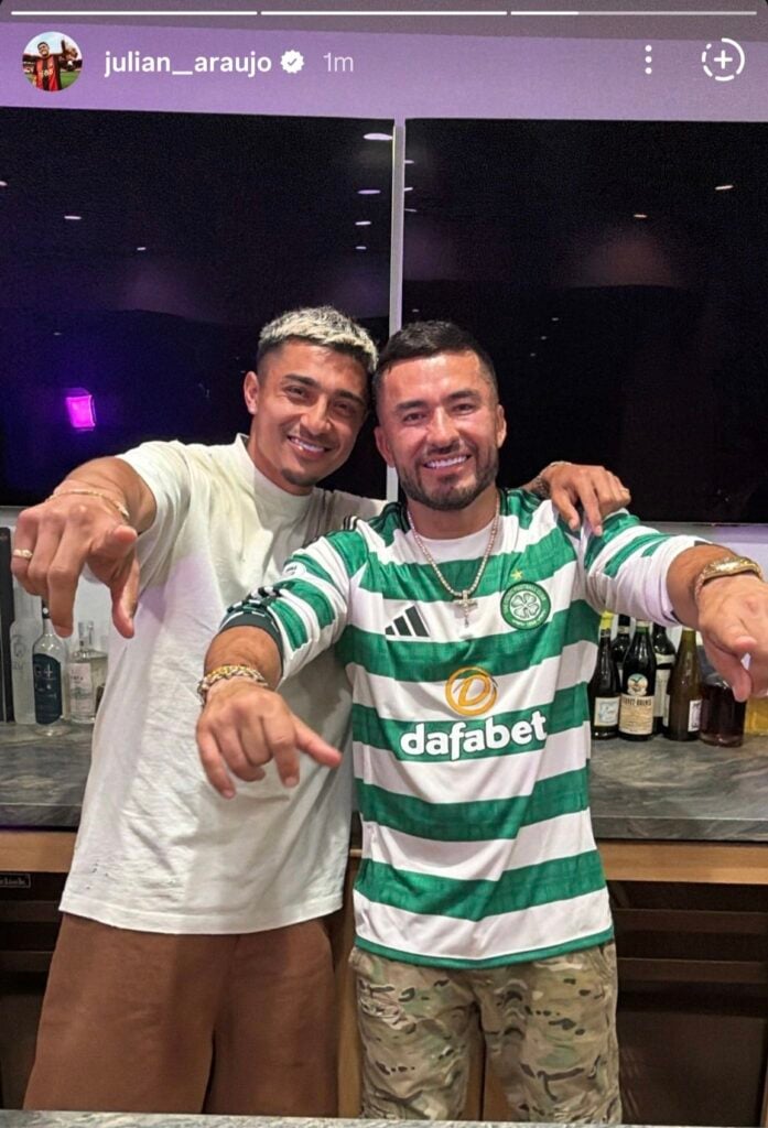Julian Araujo's Instagram post
