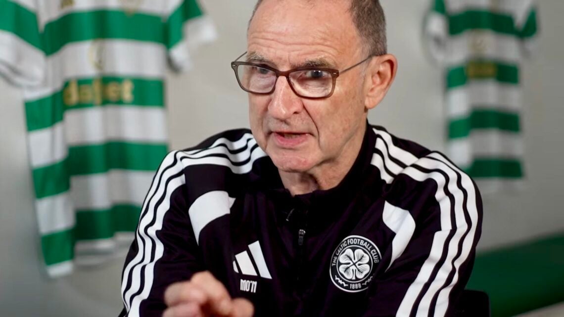 Celtic manager Martin O'Neill