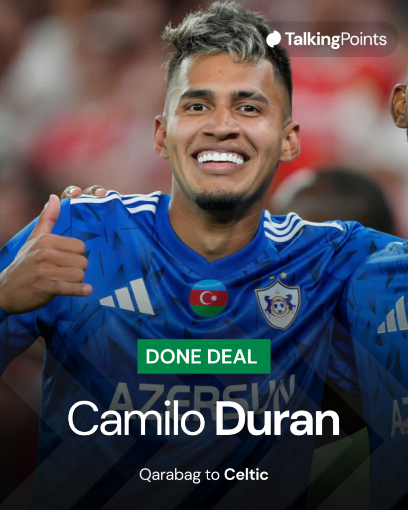 Camilo Duran signing graphic